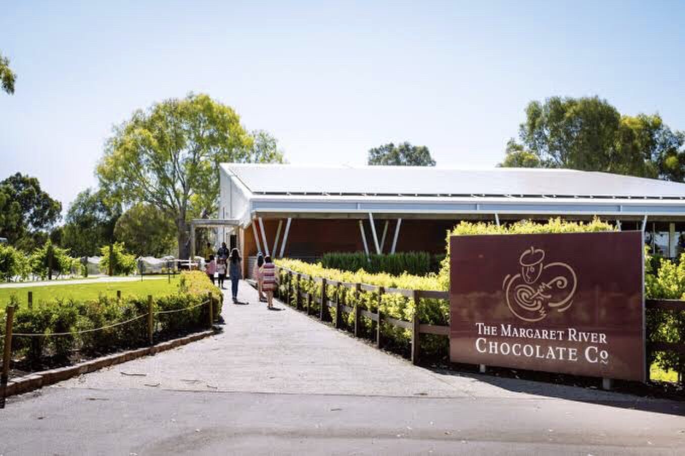The entrance to the Margaret River Chocolate Company factory